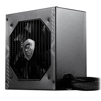 Блок живлення 650 Вт, MSI MAG A650BN, Black, 80+ Bronze, Active PFC, 12 см, 2xMolex / 5xSATA / 2x6+2-pin / 1x4+4-pin / 1x20+4-pin, захист: OCP/OVP/OPP/OTP/SCP