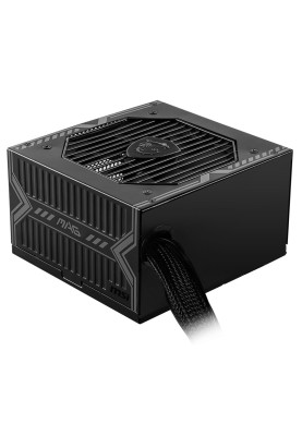 Блок живлення 650 Вт, MSI MAG A650BN, Black, 80+ Bronze, Active PFC, 12 см, 2xMolex / 5xSATA / 2x6+2-pin / 1x4+4-pin / 1x20+4-pin, захист: OCP/OVP/OPP/OTP/SCP