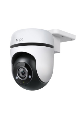 IP камера TP-Link Tapo C500, White/Black, 3 Мп (1920x1080/15 fps), 1/3" CMOS, H.264, WiFi (2.4 GHz), день/ніч, ІЧ-підсвічування 850 нм до 30 м, двосторонній аудіозв'язок, microSD, IP65, iOS 10+ / Android 5.0+