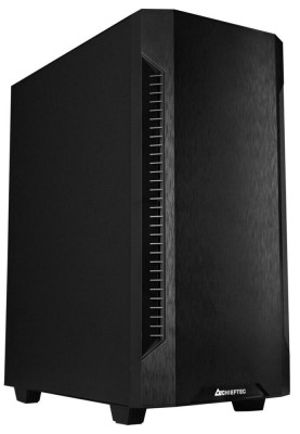 Корпус Chieftec Elox AS-01B-OP Black, без БЖ, Mid Tower, ATX / Micro ATX / Mini-ITX, 1xUSB 2.0, 2xUSB 3.2, 1x120 мм Fan