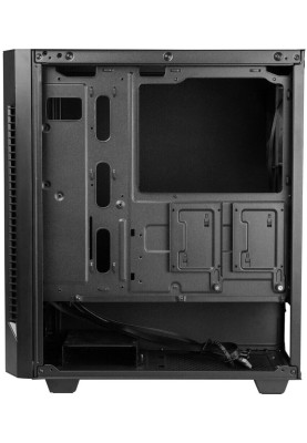 Корпус Chieftec Elox AS-01B-OP Black, без БЖ, Mid Tower, ATX / Micro ATX / Mini-ITX, 1xUSB 2.0, 2xUSB 3.2, 1x120 мм Fan