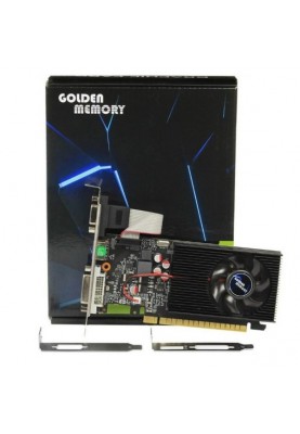 Відеокарта GeForce GT730, Golden Memory, 2Gb GDDR3, 128-bit, VGA/DVI/HDMI, 700/1333 MHz, Low Profile (GT730D32G128bit)