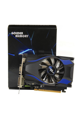 Відеокарта GeForce GT730, Golden Memory, 2Gb GDDR5, 128-bit, VGA/DVI/HDMI, 732/5010 MHz (GT730D52G128bit)