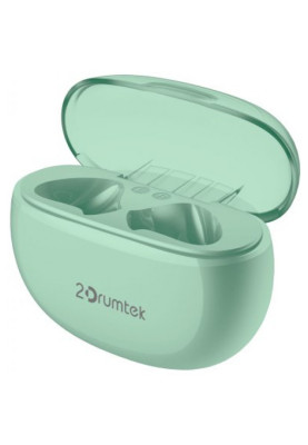 Навушники бездротові A4Tech B20, Mint Green, Bluetooth, динаміки 13 мм, зарядний кейс, 40 / 380 mAh, IPX4