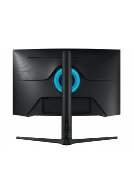 Монітор вигнутий 27" Samsung Odyssey G6, Black, WLED, VA, 2560x1440 (16:9), 1 мс, 240 Гц, 350 кд/м², 2500:1, 1000R, 178°/178°, 2xHDMI/DP, 2xUSB 3.0, RJ45, Smart, Tizen, Wi-Fi, Bluetooth, VESA 100x100 мм, FreeSync Premium Pro (LS27BG650EIXUA)