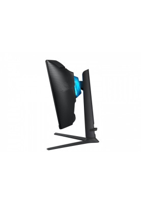 Монітор вигнутий 27" Samsung Odyssey G6, Black, WLED, VA, 2560x1440 (16:9), 1 мс, 240 Гц, 350 кд/м², 2500:1, 1000R, 178°/178°, 2xHDMI/DP, 2xUSB 3.0, RJ45, Smart, Tizen, Wi-Fi, Bluetooth, VESA 100x100 мм, FreeSync Premium Pro (LS27BG650EIXUA)
