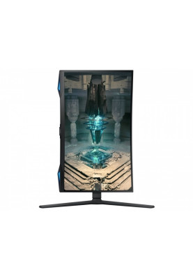 Монітор вигнутий 27" Samsung Odyssey G6, Black, WLED, VA, 2560x1440 (16:9), 1 мс, 240 Гц, 350 кд/м², 2500:1, 1000R, 178°/178°, 2xHDMI/DP, 2xUSB 3.0, RJ45, Smart, Tizen, Wi-Fi, Bluetooth, VESA 100x100 мм, FreeSync Premium Pro (LS27BG650EIXUA)