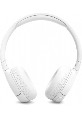 Навушники бездротові JBL Tune 670NC, White, Bluetooth, мікрофон, акумулятор 610 mAh, активне шумозаглушення, технологія "Pure Bass", кнопки на чашках навушників (JBLT670NCWHT)