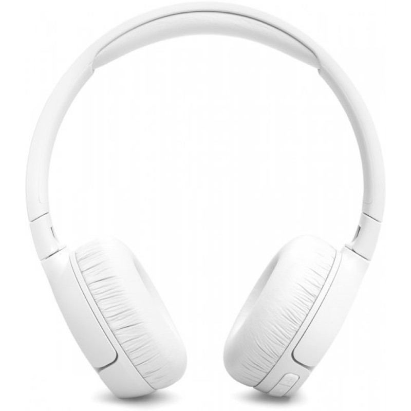Навушники бездротові JBL Tune 670NC, White, Bluetooth, мікрофон, акумулятор 610 mAh, активне шумозаглушення, технологія "Pure Bass", кнопки на чашках навушників (JBLT670NCWHT)