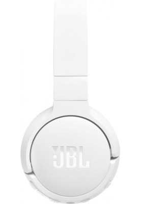 Навушники бездротові JBL Tune 670NC, White, Bluetooth, мікрофон, акумулятор 610 mAh, активне шумозаглушення, технологія "Pure Bass", кнопки на чашках навушників (JBLT670NCWHT)