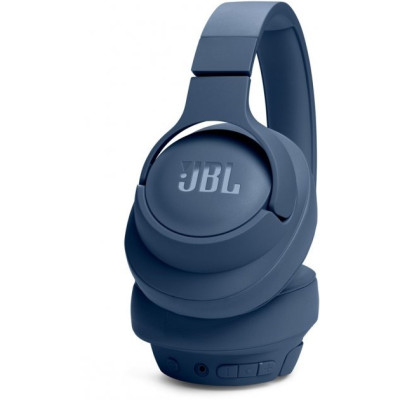 Навушники JBL Tune 720BT, Blue, 3.5 мм/Bluetooth, мікрофон, технологія "JBL Deep Bass Sound", складаються (JBLT720BTBLU)