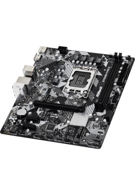 Материнська плата LGA1700, ASRock B760M-H/M.2, B760, 2xDDR5, Int.Video(CPU), 4xSATA3, 2xM.2, 1xPCI-E 4.0 x16, 2xPCI-E 3.0 x1, 1xM.2 (Key E), ALC897, RTL8111H, 6xUSB3.2/5xUSB2.0, HDMI/DP, MicroATX