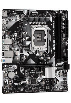 Материнська плата LGA1700, ASRock B760M-H/M.2, B760, 2xDDR5, Int.Video(CPU), 4xSATA3, 2xM.2, 1xPCI-E 4.0 x16, 2xPCI-E 3.0 x1, 1xM.2 (Key E), ALC897, RTL8111H, 6xUSB3.2/5xUSB2.0, HDMI/DP, MicroATX