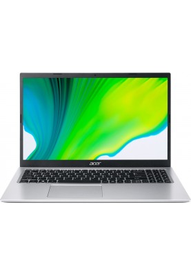 Ноутбук 15" Acer Aspire 3 A315-35-P20V (NX.A6LEU.01D) Pure Silver 15.6" FullHD 1920x1080 матовий, Intel Pentium Silver N6000 1.1-3.3GHz, RAM 8GB, SSD 256GB, Intel UHD Graphics, DOS