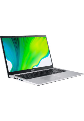 Ноутбук 15" Acer Aspire 3 A315-35-P20V (NX.A6LEU.01D) Pure Silver 15.6" FullHD 1920x1080 матовий, Intel Pentium Silver N6000 1.1-3.3GHz, RAM 8GB, SSD 256GB, Intel UHD Graphics, DOS