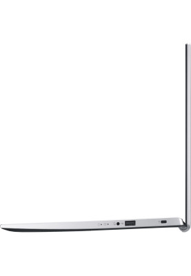 Ноутбук 15" Acer Aspire 3 A315-35-P20V (NX.A6LEU.01D) Pure Silver 15.6" FullHD 1920x1080 матовий, Intel Pentium Silver N6000 1.1-3.3GHz, RAM 8GB, SSD 256GB, Intel UHD Graphics, DOS