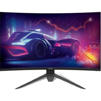 Монітор вигнутий 27" 2E G2723BV, Black, WLED, VA, 2560x1440 (16:9), 2.7 мс, 165 Гц, 300 кд/м², 4000:1, 1500R, 178°/178°, HDMI/DP, VESA 100x100 мм, FreeSync (2E-G2723BV-01.UA)