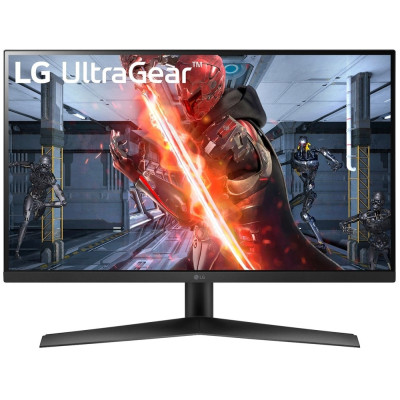 Монітор 27" LG 27GN60R-B, Black, WLED, IPS, 1920x1080, 1 мс, 144Hz, 300 кд/м², 1000:1, 178°/178°, DP/HDMI, Vesa 100x100, AMD FreeSync, Nvidia G-SYNC