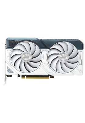 Відеокарта GeForce RTX 4060, Asus, DUAL OC (White Edition), 8Gb GDDR6, 128-bit, HDMI/3xDP, 2535/17000 MHz, 8-pin (DUAL-RTX4060-O8G-WHITE)