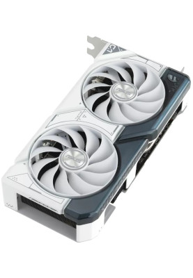 Відеокарта GeForce RTX 4060, Asus, DUAL OC (White Edition), 8Gb GDDR6, 128-bit, HDMI/3xDP, 2535/17000 MHz, 8-pin (DUAL-RTX4060-O8G-WHITE)