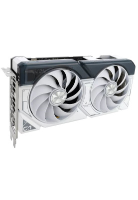 Відеокарта GeForce RTX 4060, Asus, DUAL OC (White Edition), 8Gb GDDR6, 128-bit, HDMI/3xDP, 2535/17000 MHz, 8-pin (DUAL-RTX4060-O8G-WHITE)