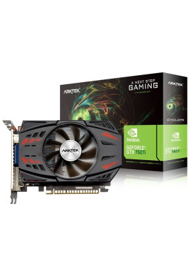 Відеокарта GeForce GTX 750 Ti, Arktek, 4Gb GDDR5, 128-bit, VGA/DVI-D/HDMI, 1020/5400 MHz (AKN750TiD5S4GH1)
