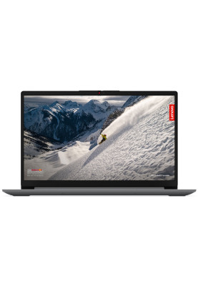 Ноутбук 15" Lenovo IdeaPad 1 15AMN7 (82VG00CMRA) Cloud Grey 15.6" матовий Full HD 1920x1080, AMD Ryzen 5 7520U 2.8-4.3GHz, RAM 16Gb, SSD 512Gb, AMD Radeon Graphics, noDVD, DOS