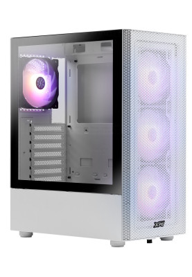 Корпус ADATA XPG VALOR MESH C, White, без БЖ, Mid Tower, для ATX / Micro-ATX / Mini-ITX, 4x120 мм XPG VENTO, VGA до 335 мм / CPU до 165 мм, бічна панель із загартованого скла 3 мм (VALORMESHC4VA-WHCWW)