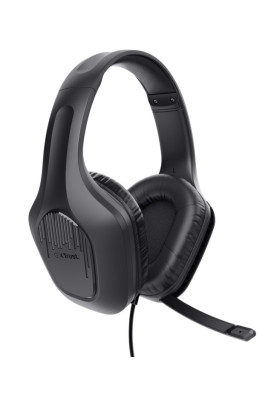 Навушники Trust GXT 415 ZIROX, Black, 3.5 мм, мікрофон, динамики 50 мм, регульоване наголов'я, 2 м (24990)