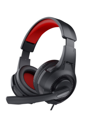 Навушники Trust GAMING, Black/Red, 3.5 мм, мікрофон, регульоване наголов'я, 2 м (24785)