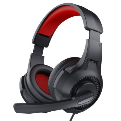 Навушники Trust GAMING, Black/Red, 3.5 мм, мікрофон, регульоване наголов'я, 2 м (24785)
