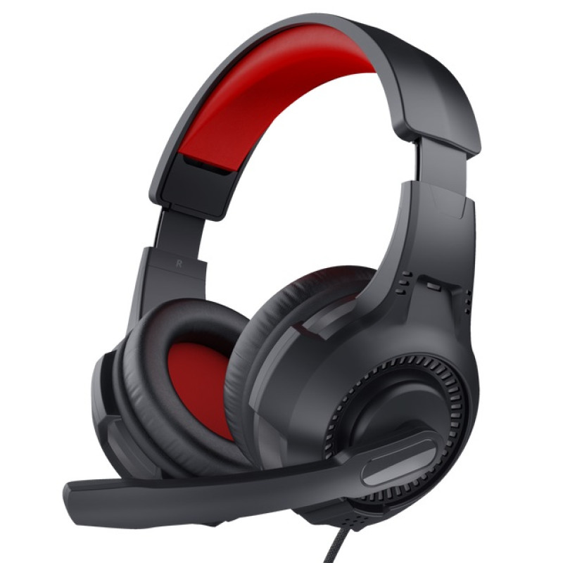 Навушники Trust GAMING, Black/Red, 3.5 мм, мікрофон, регульоване наголов'я, 2 м (24785)