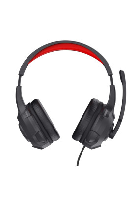 Навушники Trust GAMING, Black/Red, 3.5 мм, мікрофон, регульоване наголов'я, 2 м (24785)
