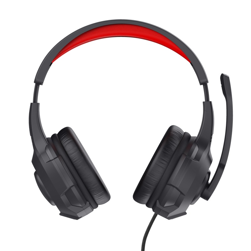 Навушники Trust GAMING, Black/Red, 3.5 мм, мікрофон, регульоване наголов'я, 2 м (24785)