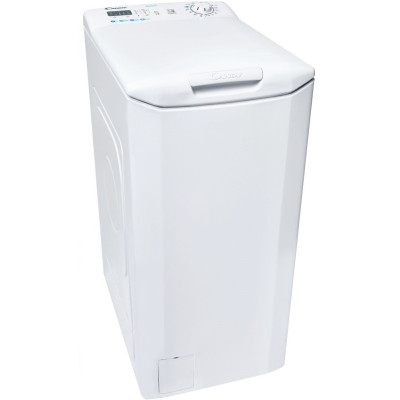 Пральна машина вертикальна Candy CST07LE/1-9, White, 7кг, 1000 об/мин, А+++, 17 програм, дисплей, 85x41x60 см