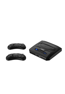 Ігрова приставка 2E "16 bit", Black, 913 ігор, 2 бездротові джойстики, microSD, HDMI підключення (2E16BHDWS913)