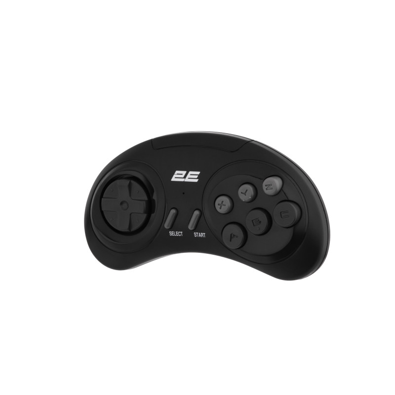 Ігрова приставка 2E "16 bit", Black, 913 ігор, 2 бездротові джойстики, microSD, HDMI підключення (2E16BHDWS913)