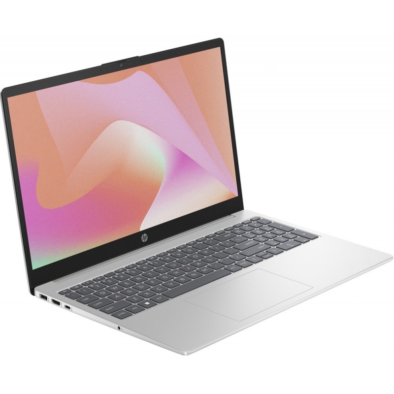 Ноутбук 15" HP 15-fd0046ua (834N8EA) Natural Silver, 15.6", матовий LED Full HD 1920x1080 IPS, Intel Core i3-N305 3.8GHz, RAM 8Gb, SSD 256Gb, Intel UHD Graphics, DOS