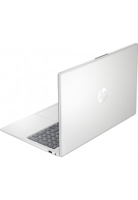 Ноутбук 15" HP 15-fd0046ua (834N8EA) Natural Silver, 15.6", матовий LED Full HD 1920x1080 IPS, Intel Core i3-N305 3.8GHz, RAM 8Gb, SSD 256Gb, Intel UHD Graphics, DOS