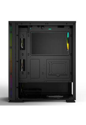 Корпус 2E Gaming SPARGO NEO (GX910N), Black, без БЖ, Mid Tower, для ATX / Micro ATX / Mini-ITX, макс. CPU - 160 мм / VGA - 300 мм, 1x120 мм ARGB, бічна панель із загартованого скла (2E-GX910N)