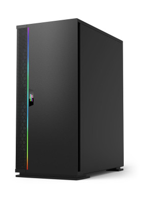 Корпус 2E Gaming SPARGO NEO (GX910N), Black, без БЖ, Mid Tower, для ATX / Micro ATX / Mini-ITX, макс. CPU - 160 мм / VGA - 300 мм, 1x120 мм ARGB, бічна панель із загартованого скла (2E-GX910N)