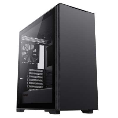Корпус GameMax Quest Black, без БЖ, Mid Tower, EATX / ATX / MicroATX / Mini-ITX, 1хUSB 3.0, 1хType-C, 1хUSB 2.0, 1x120 мм Fan