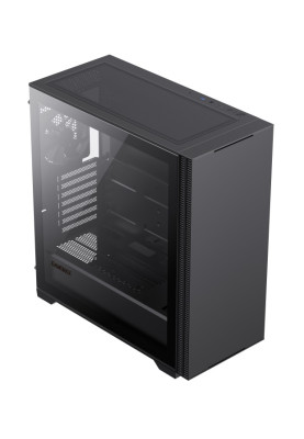 Корпус GameMax Quest Black, без БЖ, Mid Tower, EATX / ATX / MicroATX / Mini-ITX, 1хUSB 3.0, 1хType-C, 1хUSB 2.0, 1x120 мм Fan