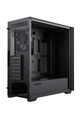 Корпус GameMax Quest Black, без БЖ, Mid Tower, EATX / ATX / MicroATX / Mini-ITX, 1хUSB 3.0, 1хType-C, 1хUSB 2.0, 1x120 мм Fan