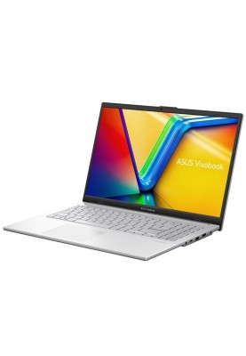 Ноутбук 15" Asus Vivobook Go 15 E1504FA-BQ008 (90NB0ZR1-M00400) Cool Silver 15.6" FullHD 1920х1080 IPS матовий, AMD Ryzen 5 7520U 2.8-4.3GHz, RAM 8GB, SSD 512GB, AMD Radeon Graphics, DOS