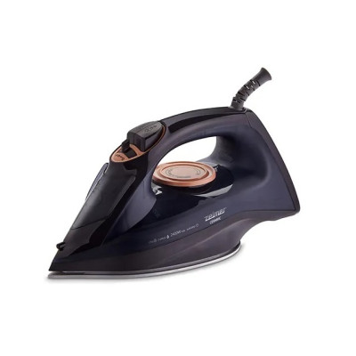 Праска Zelmer ZIR1505, Black, 2400W, кераміка, паровий удар 120г/хв, постійна подача пари 30г/хв, резервур 280мл, вертикальне відпарювання, захист від накипу, антикрапля, автоматичне відключення