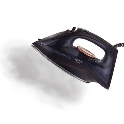 Праска Zelmer ZIR1505, Black, 2400W, кераміка, паровий удар 120г/хв, постійна подача пари 30г/хв, резервур 280мл, вертикальне відпарювання, захист від накипу, антикрапля, автоматичне відключення