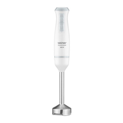 Блендер Zelmer ZHB4561S, White/Grey, 800W, занурювальний, 2 швидкості, мірний стакан 800мл, металева блендерна ніжка