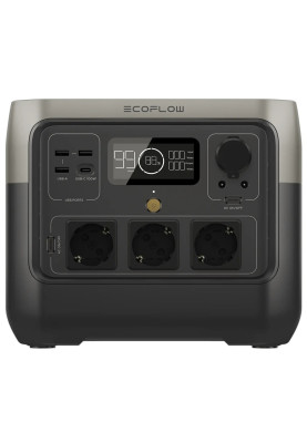 Зарядна станція EcoFlow RIVER 2 Pro, 800W, Вихід 220-240В 940 Вт (х3), Вихід USB-A 5В 2.4A, 12 Вт (х3), Вихід USB-C 5/9/12/15/20 В, 5 A , 100 Вт (х1), Wi-Fi, Bluetooth