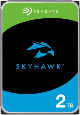 Жорсткий диск 3.5" 2Tb Seagate SkyHawk, SATA3, 256Mb, 5400 rpm (ST2000VX017)